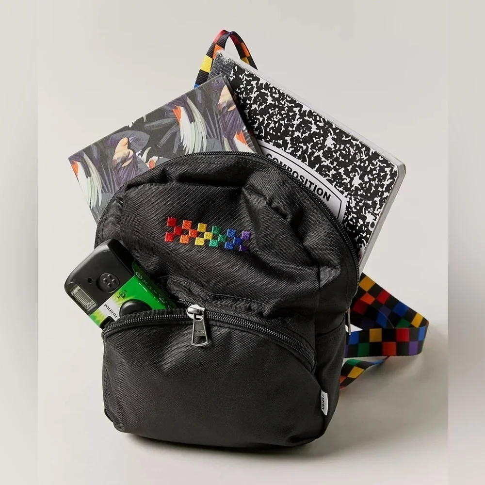 NWOT Vans Got This Rainbow Mini Backpack